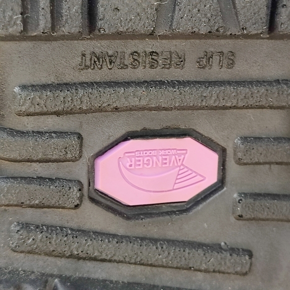 AVENGER Women's Composite Toe Waterproof Framer Boots Brown/Lilac Size US 8.5 - Picture 10 of 13